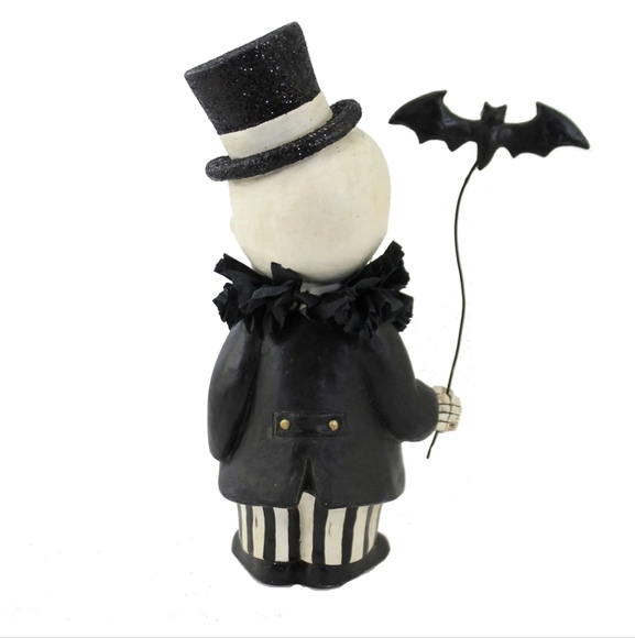 Bethany Lowe Dapper Desmond Skelly Skeleton Striped Halloween Figurine - Picture 5 of 15